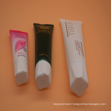 Hand Cream Cosmetic Plastic Packaging Tube with White Flip-Top Cap